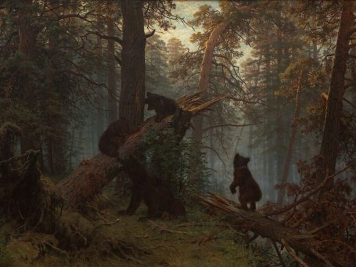 «Утро в сосновом лесу», художник Иван Шишкин