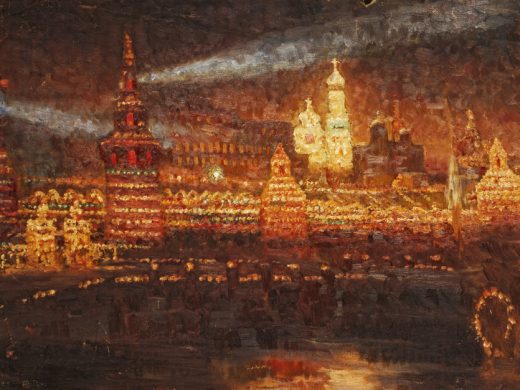 «Иллюминация Московского Кремля», художник Василий Суриков
