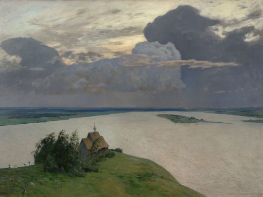 «Над вечным покоем» , художник Исаак Левитан