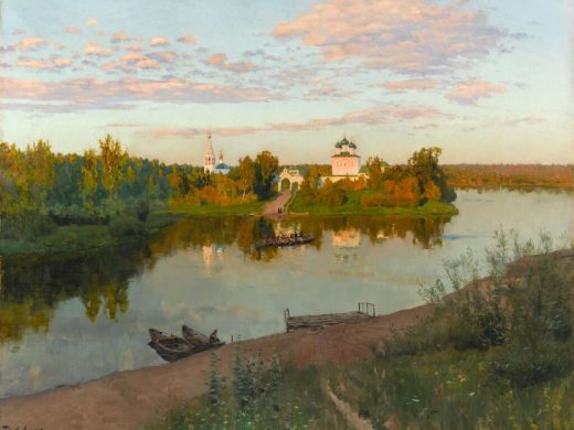 «Вечерний звон», художник Исаак Левитан