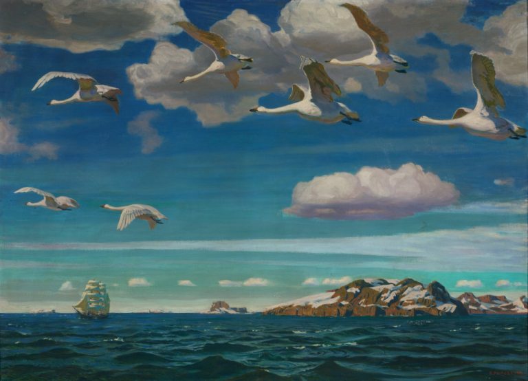 «В голубом просторе», художник Аркадий Рылов