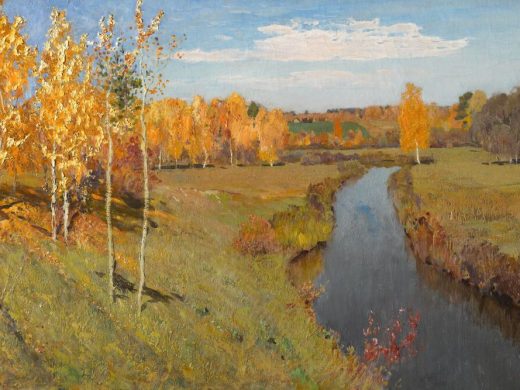 «Золотая осень», художник Исаак Левитан