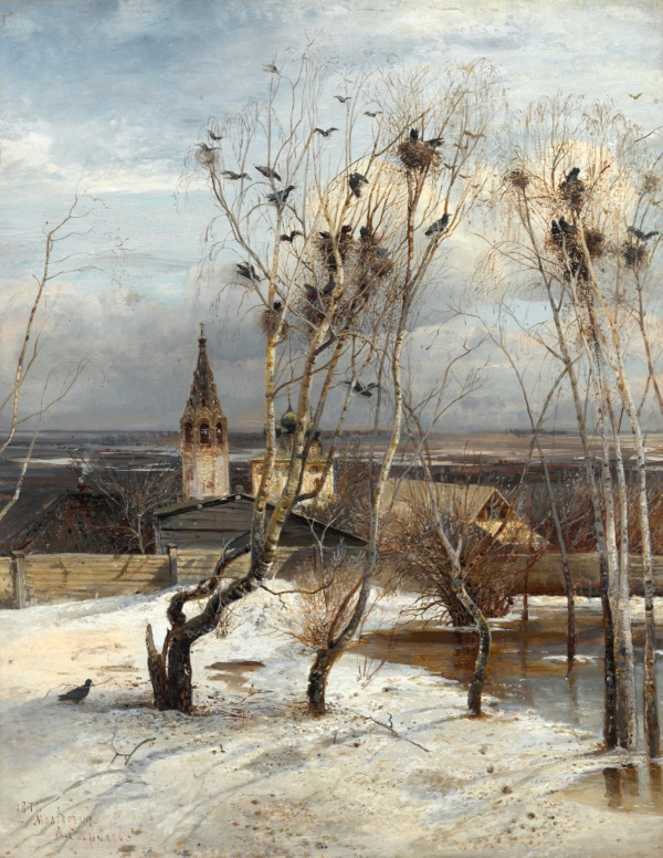 «Грачи прилетели», художник Алексей Саврасов