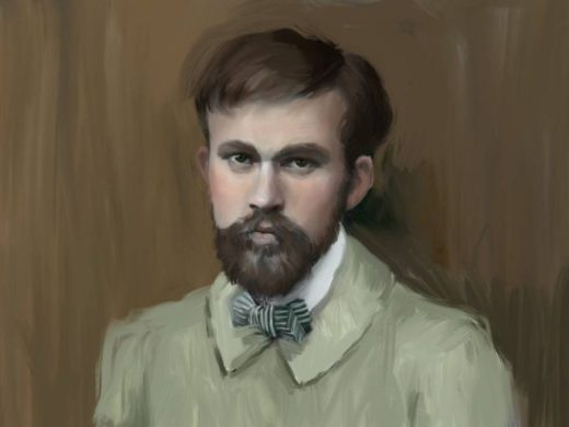 Портрет Бориса Михайловича Кустодиева