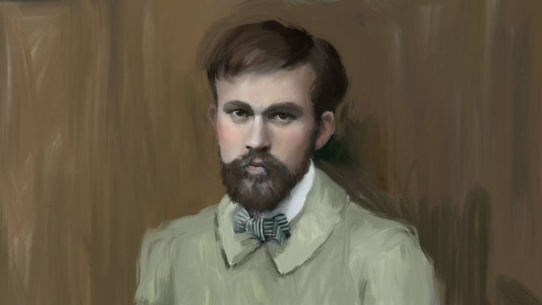 Портрет Бориса Михайловича Кустодиева