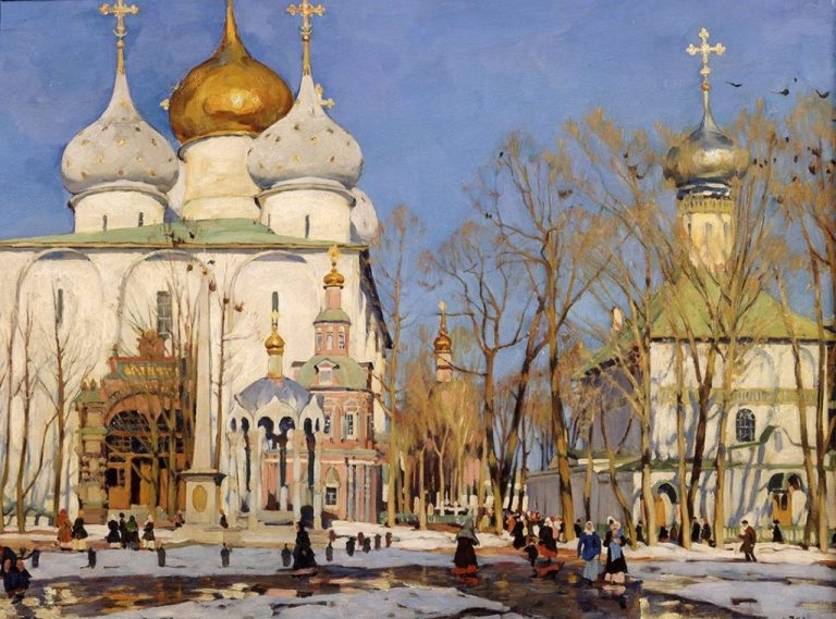 «День Благовещения», художник Константин Юон