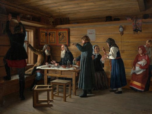 «Спор о вере», художник Дмитрий Жуков