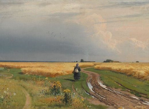 «Дорога во ржи» Иван Шишкин, 1866 гг. Из собрания Третьяковской галереи