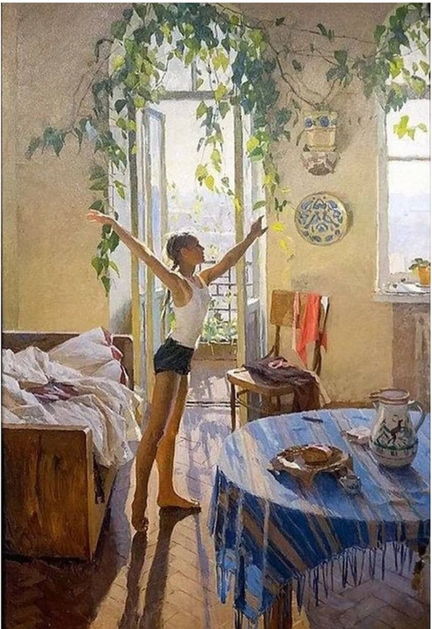 «Утро», художница Татьяна Яблонская