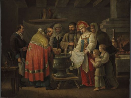 «Крестины», художник Иван Тупылев