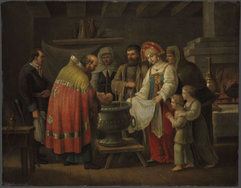 «Крестины», художник Иван Тупылев