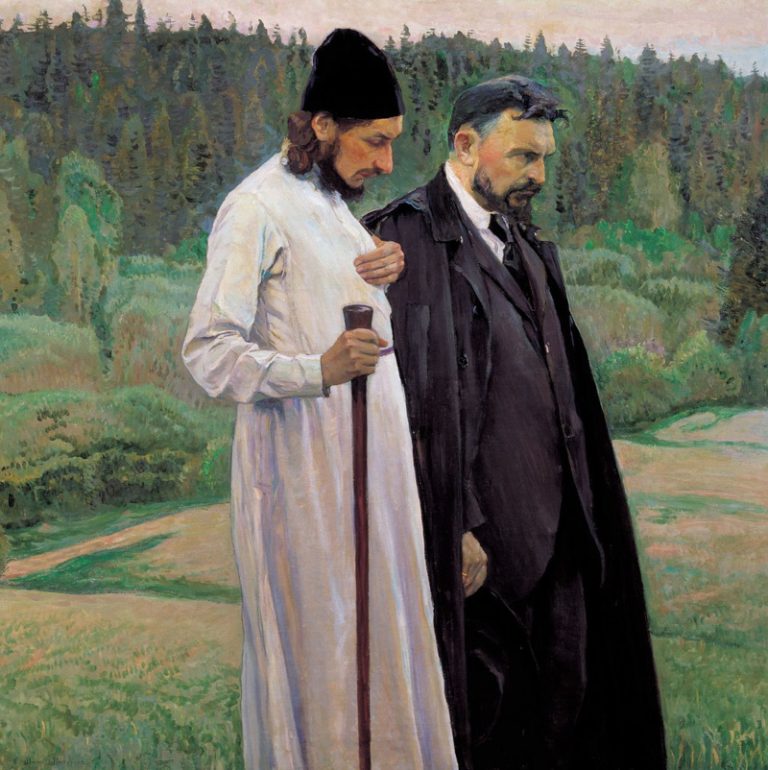 «Философы», художник Михаил Нестеров