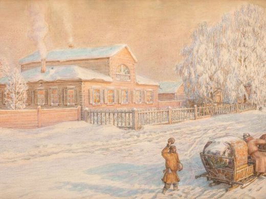 «Наш дом. Рябово», художник Аполлинарий Васнецов