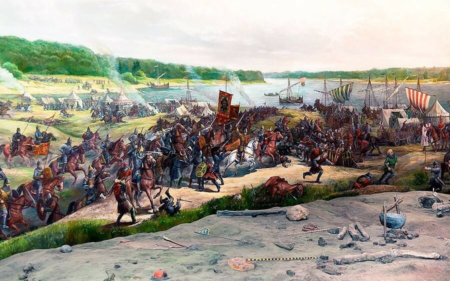 Победа над шведами на реке Неве 1240 года