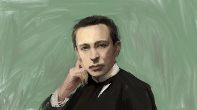 Портрет Сергея Васильевича Рахманинова