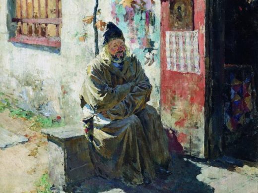 «У часовни», художник Сергей Виноградов