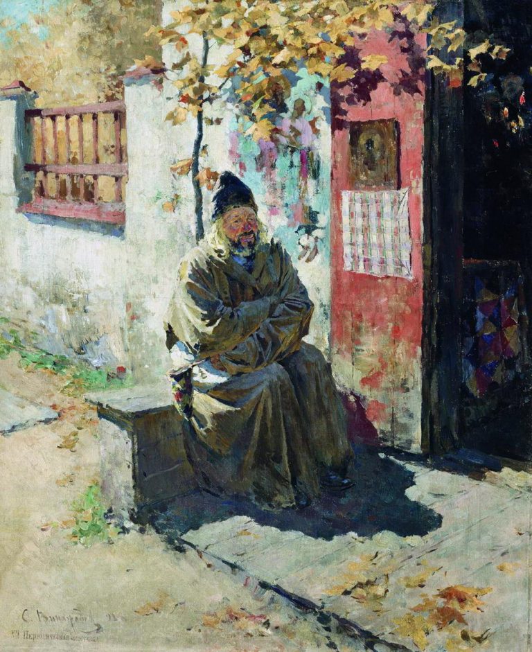 «У часовни», художник Сергей Виноградов
