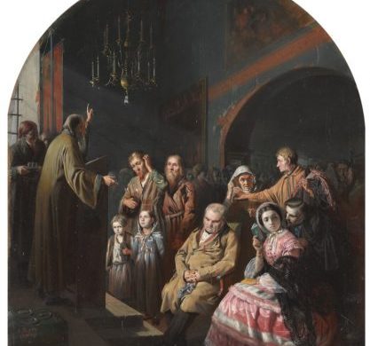 «Проповедь в селе», художник Василий Перов