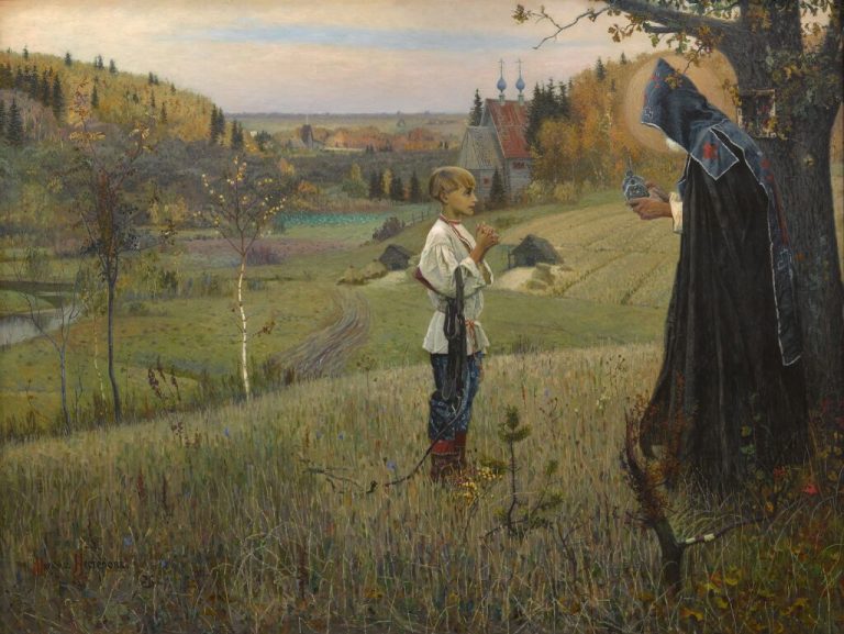 «Видение отроку Варфоломею», художник Михаил Нестеров