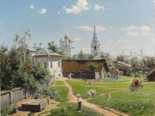 «Московский дворик», художник Василий Поленов