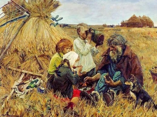 «Жатва», художник Аркадий Пластов