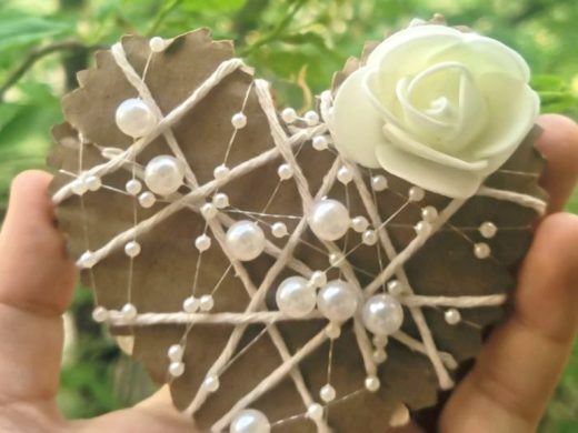 Сердце из картона